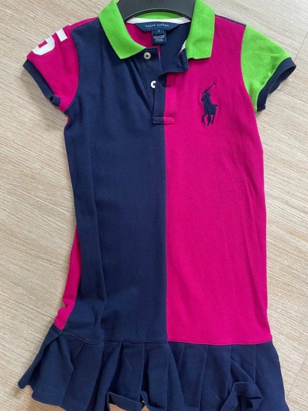 NWOT Ralph Lauren Two-Tone Polo Dress